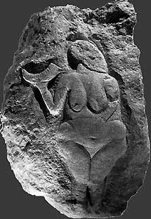 Venus de Laussel, Dordoa, Francia (22.000 - 18.000 a.C.)