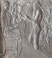 Dmeter y Dionisos, Locri, Italia <br> (470-460 a.C.)