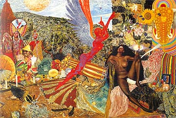 Esta pintura se convirti en la portada del lbum Abraxas, de Santana